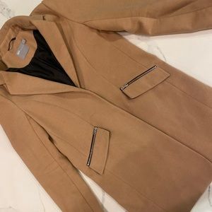 ASOS Tall Tan Womens Peacoat